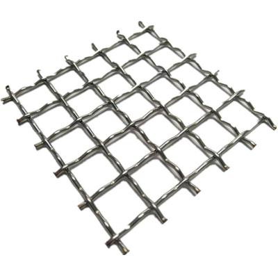 China Plain Weave Lock Crimp Wire Mesh 430 Stainless Steel Woven Metal Decorative for sale