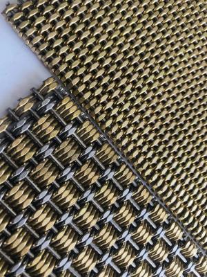 China Edelstahl-dekoratives 1mm Architekturmetall Mesh Screen Woven Wire zu verkaufen