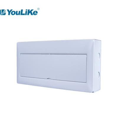 China ABS Plastic Electrical DB Box 18 Way Impact Resistance With Opaque Window for sale