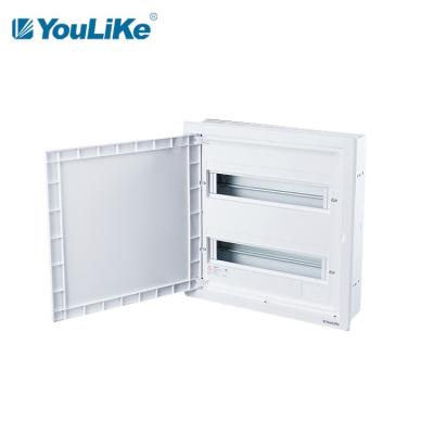 China Low Voltage MCB Electrical Distribution Boards Din Rail Type 42way for sale
