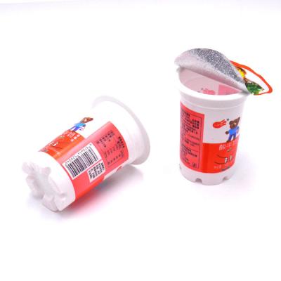 중국 4.7oz 140ml 플라스틱 요구르트 컵 어는 처분할 수 있는 플라스틱 아이스크림 컵 ISO 판매용
