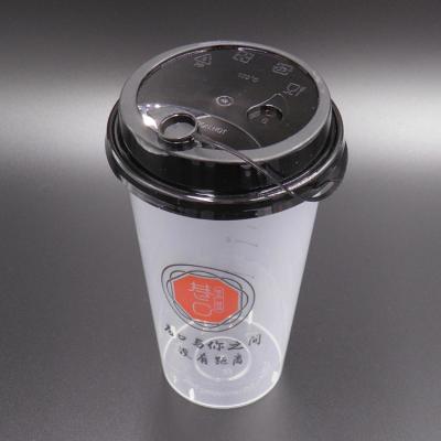 China 12oz 24oz 32oz Bubble Milk Tea Plastic Cup PPP Injection Odorless Non Poisonous for sale