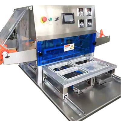 China Oripack Automatic Plastic Cup Sealing Machine With Tray 6 Cup/ Time ODM for sale