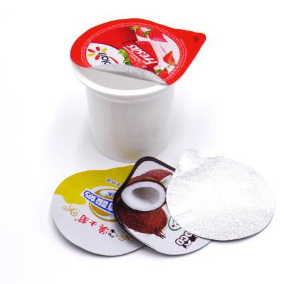 China 85mm PP Plastic Yogurt Cup 140ml Recyclable With Aluminium Foil Lid for sale