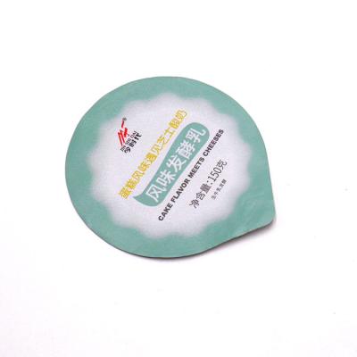 China Folha de alumínio personalizada 70mm da cápsula Precut de Nespresso das tampas do recipiente do iogurte à venda