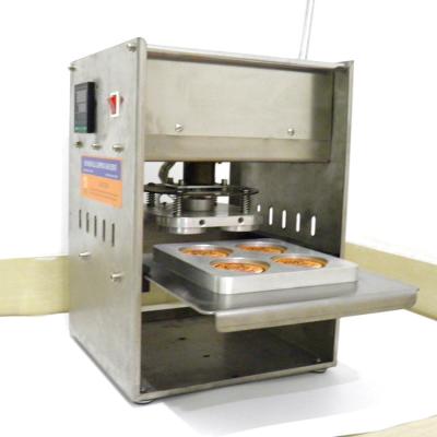 China Yoghurt Cup SS201 Foil Lid Sealing Machine Custom Tray Lidding Machine Anti Corrosion for sale