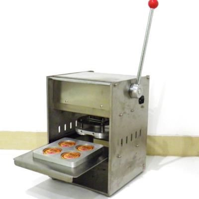 China Coffee Capsules Antiwear Lid Sealing Machine Bubble Tea Plastic Cup HDPE 900 Cups / H for sale