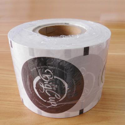 China 0.07mm Custom Bubble Tea Cup Milk Tea Sealer Film ISO For Ice Cream Packing for sale