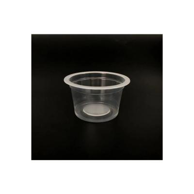 China Chili Sauce Snack Oripack Transparent Disposable Plastic Cups 5oz 7oz 2500pcs/ Box for sale