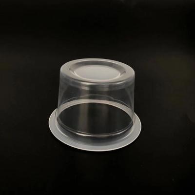 China 100ml 3.5oz Disposable Plastic Sauce Cups Transparent Yogurt Parfait Plastic Cups for sale