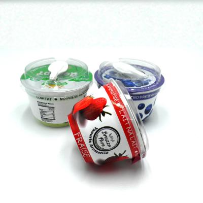 China plastic yogurt cup 230ml 198g 95mm top size for sale