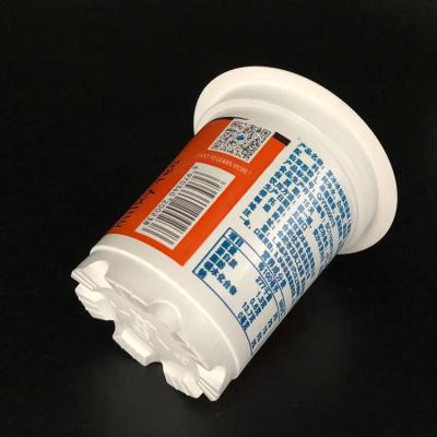 China la aduana 350ml imprimió la taza plástica del yogur del helado en venta