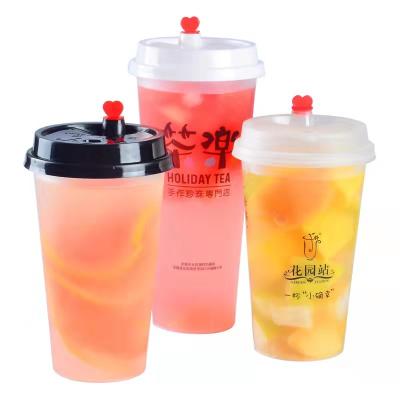 中国 Oripack PP Plastic Bubble Tea Cup 360mlへの1000ml 販売のため