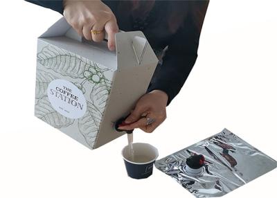 China OEM 1L/2L/3L Café Suco Vinho Líquido BIB Bag In Box Dispensador Com Alça E Torneira à venda