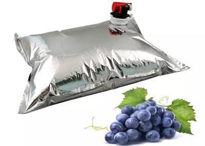 Chine Le sac de électrodéposition en aluminium de BAVOIR dans la boîte avec le conditionnement en plastique de boisson de vin de liquide de broche a adapté aux besoins du client à vendre