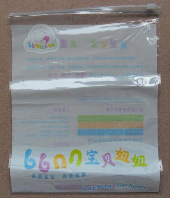 China White Transparent LDPE Plastic Zipper Bag For Travel / Vacation Packaging for sale