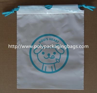 China Lovely Drawstring Plastic Bags For Children Toy And Books / Kids Gift/Printing Packaging Poly Bags for sale