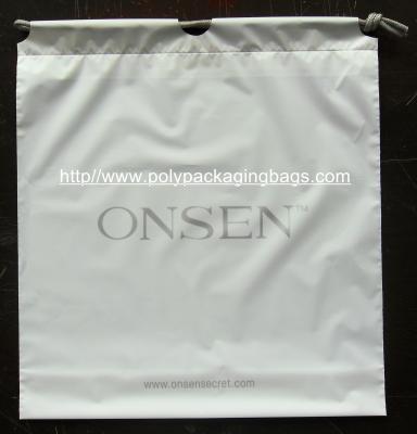 China White Double Layer Drawstring Plastic Bags Waterproof Bag For Iphone for sale