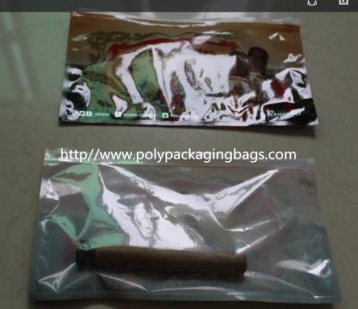 China Custom Printing Cigar Humidor Bag Zipper Head Portable Cigar Humidor Bag for sale