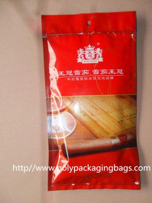 China Cuban Cigar Packaging Poly Bags With Humidifier System To Keep Cigars Fresh for sale