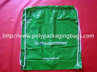 Chine Le sac à dos en plastique léger blanc de cordon met en sac pour le téléphone portable/Handphone à vendre