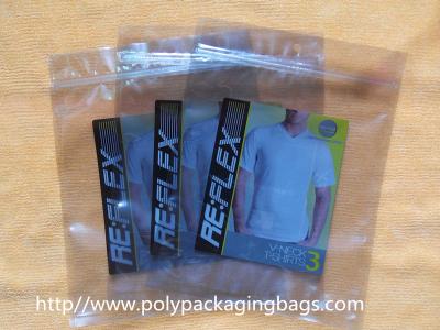 China Custom T - Shirt Clear Foil Ziplock Bags Anti Static Plastic Bags Moisture Proof for sale