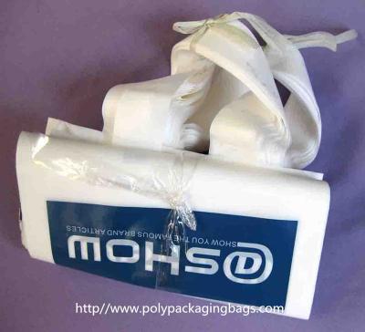 Китай Белые большие устранимые пластичные хозяйственные сумки с ручками продается