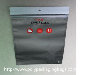 China Custom Logo Printing Men Underwear Packaging Bag With Zipper Hanger for sale