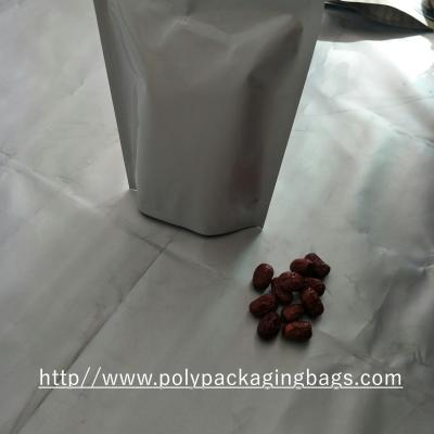 China Yin And Yang Self Plated Aluminum Foil Ziplock Bags Food Dried Fruit Tea Packaging for sale