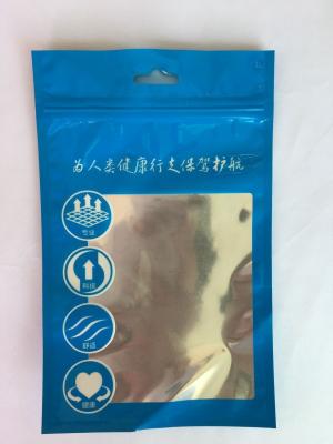 Chine La semelle intérieure zip-lock latérale de sac de papier d'aluminium d'os de joint du composé trois chausse l'emballage de talon à vendre