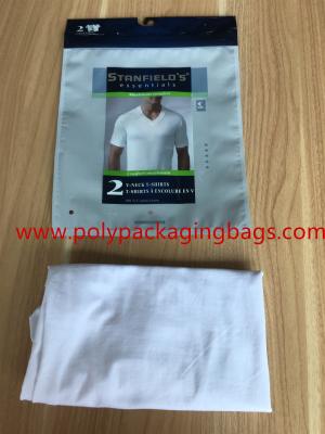China Wiederversiegelbare männliche Unterwäsche-Gewohnheit druckte Taschen OPP/CPP-Material zu verkaufen