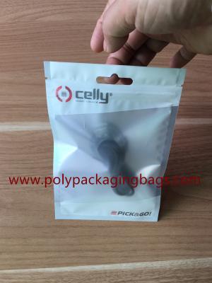 China Electronic Zipper Plastic Bag / Headset USB Data Line Yin And Yang Bone Clip Bag for sale