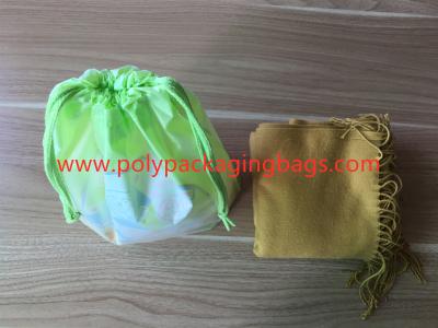 China Woman gift jewelry clothes cosmetic scarf packaging rope plastic bag for sale