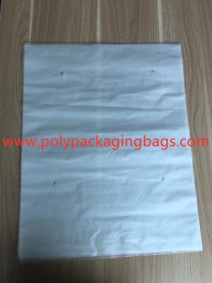 China 3 Sides Sealed Packaging Poly Bags Environmental Protection White Transparent Degradable Material for sale
