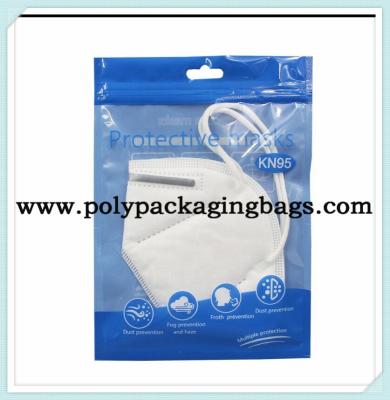 China Custom Gravure Printing Resealable KN95 Plastic Ziplock Bags for sale