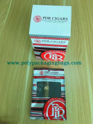China OPP/PE Laminated Cigar Humidor Bags with display box for sale
