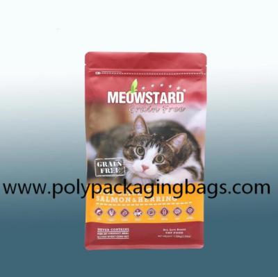 China Stand Up Pet Food Bags With Resealable Zipper for sale