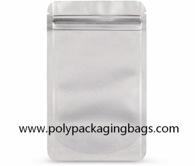 China Resealable OPP Laminated Aluminum Foil Zipper Bag For Food Packaging for sale