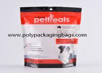 China Gravure Printing Stand Up Resealable Pouch Packaging For Pet Feed for sale