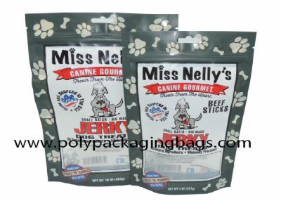 China Self Reliance Aluminum Foil Resealable Pouches For Pet Food Packaging for sale