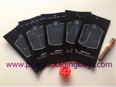 China ProPlastic Ziplock Tobacco Packaging Bag With Humidifying, Cigar Packaging Bag With Custom Printing for sale