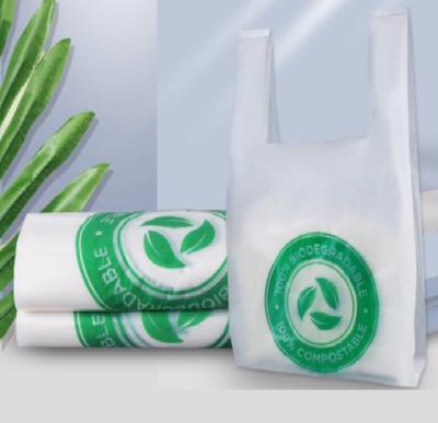 China Flexo que imprime sacos de compras Compostable da fécula de milho de PBAT à venda