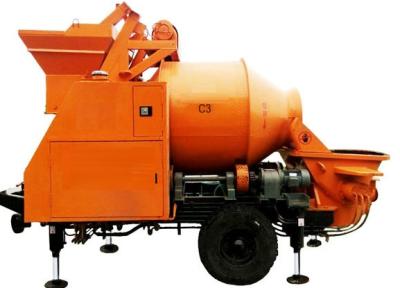 China Portable C3 8Mpa Concrete Mixing Pump Trailer Mounted for sale