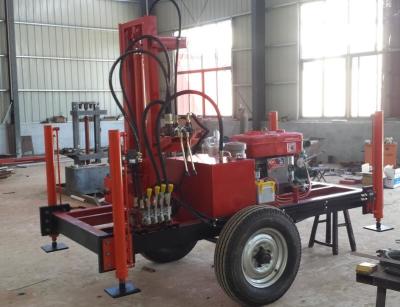 China 210m Portable Hydraulic Water Well Drilling Machine With 150r/Min Rotation Speed for sale