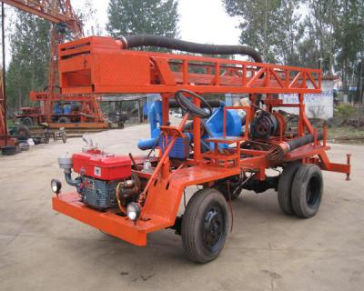 China 20kw 300m Tractor Mounted Water Well Drilling Rig Self Propelled for sale