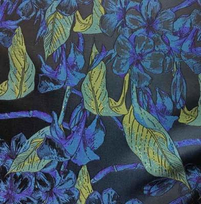 China Residential Fabric Silky Jacquard Yarn-dyed Leaves H/R 21.0cm 500T/100% P/180gsm for sale