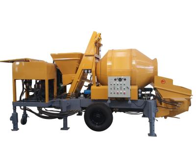 China Portable C3 8mpa Trailer Mounted 85L Concrete Mixing Pump for sale