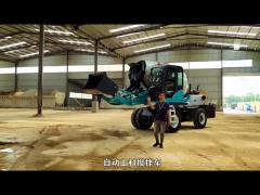 4.5m3 Self Loading Concrete Mixer Truck , 4 Batches/Hour Concrete Mixer Transport Truck