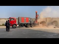 Truck Mounted Water Well Drilling Rig Deep Well Pneumatic Drilling Rig Large Drilling Rig With Air C