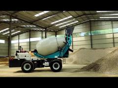 3.5m3 self loading concrete mixer